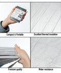 Emergency Silver Foil Mylar Blanket 12 Pack For Outdoors Hiking Survival Marathons And First Aid Kits Premium Quality Durable