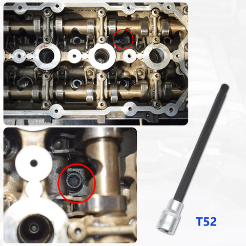 Beefed Up Camshaft Alignment And Timing Tool Kit For Audi And VW 2.0 FSI TFSI Petrol Engine with T52 socket detail