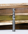 SpeTool upcut spiral router bit, extra-long 4-inch length, 1/2" shank, 1/2" cutting diameter, solid carbide.