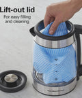 Electric Tea Kettle With 1500 Watts For Fast Boil 1.8 Liter Water Boiler Cordless Serving Auto Shutoff Boil Dry Protection