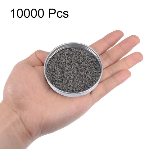 1mm Carbon Steel Bearing Balls G1000 Precision, 10000 Pieces, High Grade Ball Bearings For Industrial Equipment Maintenance And DIY Projects, Cost Effective, Durable, And Smooth For Reuse In Various Mechanical Applications, 1000 pcs in tin