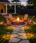 Outdoor Solar Lanterns Waterproof For Porch Garden Patio Vintage Leaf Pattern Metal Lanterns With Warm Flame Light Great Gift