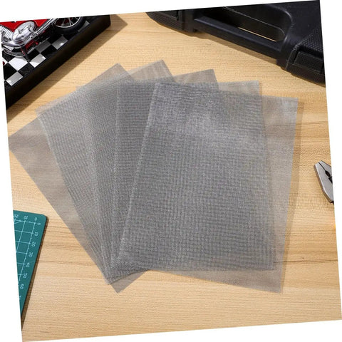Stainless Steel Bumper Repair Mesh Kit 16 Pcs For Automotive Restoration DIY Friendly Durable Flexible Welding Screen