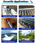 Versatile applications of drainage tubing in engineering, roadbed, soft ground, hillside, water conservancy, and landscaping projects