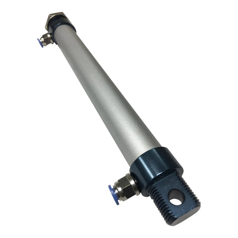1 Inch Bore 6 Inch Stroke Double Acting Pneumatic Cylinder Aluminum Alloy With Multifunction Adjustable Air Fittings