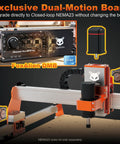 Beefy Desktop CNC Router Machine Featuring A 500W Brushless Spindle Built For Marathon Engraving And Milling Projects That Deliver Rock Solid Precision And Smooth Operation Right Out The Box For Serious Crafters Who Demand Top Tier Performance Daily with FoxAlien DMB board.