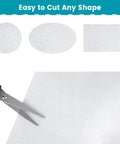 Stainless Steel Window Screen Roll 36x200 Inches With Stab-Resistant Gloves Pet Proof Mesh Replacement being cut with scissors