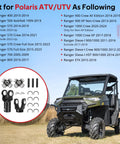 Front Prop Shaft Yoke and U Joint Set, product details with Polaris Ranger ATV UTV model compatibility list.