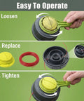 Bump Knob And Bump Feed Trimmer Head Handle Replacement Kit For Ryobi Straight Shaft Trimmers installation steps