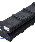 Heavy Duty Cribbing Block 6 Inch by 7 Inch by 24 Inch Black, 110,000 Lb Working Load Limit, Recycled Plastic Construction