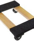 Heavy Duty Mover Dolly For 1000 Lb Furniture And Appliances, 18 By 12 Inch Hardwood Deck, Four 3 Inch Rubber Swivel Casters