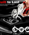 Close-up of Pro Grade Car Clip Pliers for Auto Trim and Panel Fasteners Removal in use on a car dashboard