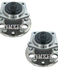 Toyota Sienna 98 03 Rear Wheel Bearing And Hub Kits Timken Pair Of 2 Replacement For FWD in metallic finish