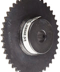 Roller Chain Sprocket For Series 35 Chain, Three Eighths Inch Pitch, 42 Teeth, Type B Hub, 0.75 Inch Bore, Side View