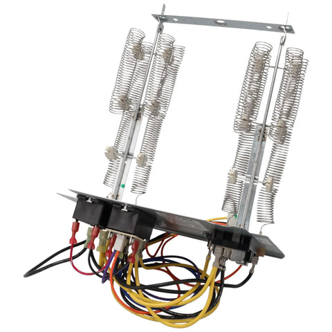 Heavy Duty HVAC Air Handler Electric Heater Kit 10KW 240V Single Phase Non Fused OEM Replacement with heating coils and wiring.
