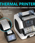 Money Counter Machine For Mixed Denominations With Serial Number Tracking And Multi Currency Counterfeit Detection