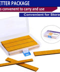 Built Tough 18 Gauge Narrow Crown Galvanized Staples Deliver Zero Bend Performance For Cabinet Making And Crafts 3000 Piece Assortment Kit in storage case.