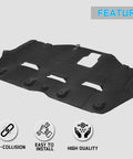 Hyundai Sonata Engine Splash Shield Front Lower Cover 2015 2016 2017 Flocking Process Heat Resistant Durable Replacement