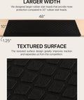 Grippy Rubber Stair Treads Non Slip Outdoor 35x10 Inches 5 Pack Anti Slip Step Mats with textured surface detail