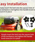 Lawn mower with Handle Knob and Screw Bolt Washer Kit 2 Pack for Lawn Mowers and Snow Blowers DIY Repair Kit