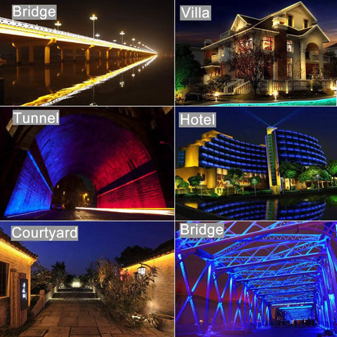 LED Wall Washer Light 18W 5000K Outdoor IP65 Waterproof Flood Light For Ads Boards Billboards And Building Exterior Signage Commercial Lighting Energy Efficient Durable