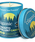 Mosquito Repellent Candle For Outdoor Use With Citronella And Essential Oils DEET Free 9oz Soy And Beeswax Blend Burns Up To 40 Hours