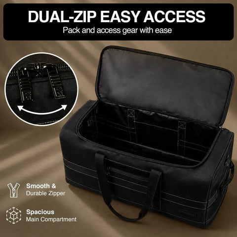 Beast Of A 132L 36 Inch Heavy Duty Extra Large Duffle Bag with dual-zip easy access and spacious compartment