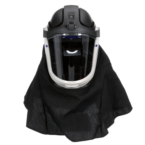 Front view of M-940 Mining Lamp Bracket for M-Series helmets, black, head-mounted with adjustable angle, easy to install.