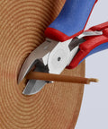 Pro Grade Comfort Grip Diagonal Flush Cutters 125mm With Flush Ground Cutting Face Non Beveled cutting thin wooden sprue