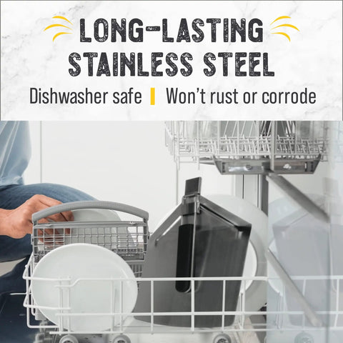 Extra Large Stainless Steel Pizza Peel With Folding Handle For Indoors Or Outdoors Ovens Dishwasher Safe Metal Pizza Paddle 13 Inch By 15 Inch Heavy Duty Pro Grade Oven Accessory For Easy Pie Lifts And Quick Cleanup shown in dishwasher