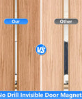 Comparison of Ultra Slim Invisible Cabinet Door Magnets With High Adhesion No Drilling Required versus other magnet