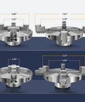6 Inch Wood Lathe Chuck Set With Four Self Centering Jaws For Woodturning Pro Grade Performance Dual Setup 1 X 8 TPI