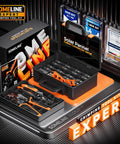 Solar Connector Crimping Tool Kit For 14-10 AWG Cables With 12 Pairs Of Solar Connectors, Wrench, Stripper And Crimper