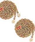 Two coiled Three Eighths Inch 20 Foot G80 Tow Chains with Grab Hooks, Galvanized Manganese Steel, 7100 Lb WLL, DOT Certified