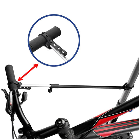 Heavy Duty Bicycle Repair Stand With 66 Lb Capacity Telescoping From 41 To 75 Inches Fits 1 To 1.5 Inch Tubing With Pre Drilled Floor Anchors