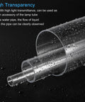 Clear Acrylic Pipe Tubing For Lamps And Water Cooling Systems Rigid Round Tube 13mm Inner Diameter 15mm Outer Diameter