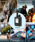 Heavy Duty Long Range LoRa Transceiver With Integrated Gps And Esp32S3 Chip Features 1Point54Inch Electronic Paper Display used in outdoor and emergency comms.