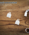 30 Pack Car Window Regulator Mounting Brackets White Plastic Channel Clips For Automotive Glass displayed on wooden surface