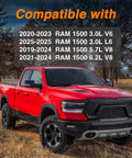 Compatible Ram 1500 models for Reinforced Exhaust Muffler Hanger Bracket Kit With Rubber Isolators 2019-2024 shown on image