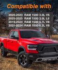 Upgrade Your Ride With This Durable Reinforced Rear Exhaust Muffler Hanger Support Bracket Kit For Ram 1500 Including 3.0L And 5.7L Models Featuring Heavy Duty Steel Build Plus Rubber Isolators To Cut Vibration For Peak Performance. compatible with red Ram 1500 3.0L and 5.7L models