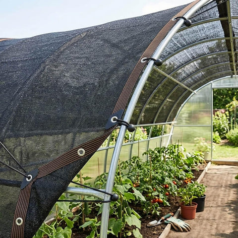 Fifty Percent Shade Cloth For Garden And Patio Sun Shade Netting UV Resistant Outdoor Tarp For Chicken Coops Greenhouses Plants Backyards