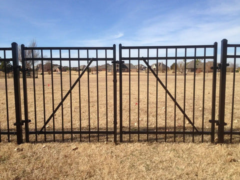 No Sag Gate Brace Kit For Wood And Ornamental Gates Up To Eight Feet Tall And Six Feet Wide Installs In Minutes gate view