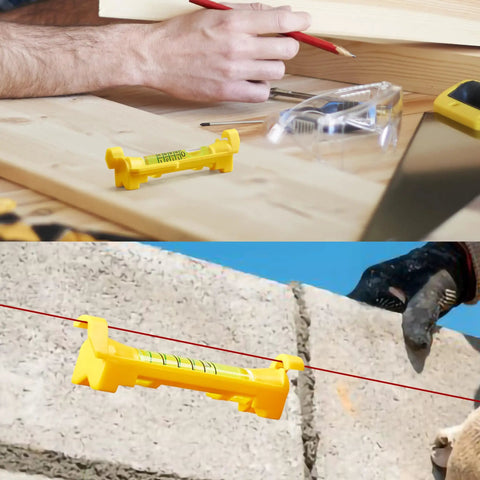 Three Inch Hanging Bubble Line Level Six Pack Rock Solid Hollow Plastic Shell Super Spot On From Any Angle Lightweight Design Cuts Line Sag Premium Fluorescent Vials Bright In Dim Light Tough Molded Hooks Top Choice For Drywall Framing And Fine Carpentry