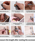 Installation process of Two Pack Soft Close Toy Box Hinges With 150N Gas Strut Slow Close Safety Hinges for lids.