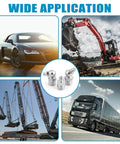 Wide application of 337 Piece SAE And Metric Grease Fittings Replacement Kit in automotive, construction, and transport industries.