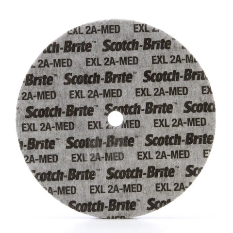Unitized Silicon Carbide Wheel Pro Grade For Metal Deburring Finishing And Polishing, 2 Inch Diameter, 16100 RPM, Front View