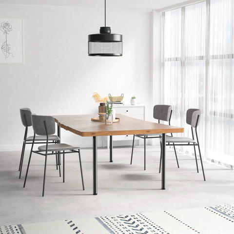 Dining table with Beefy 28 Inch Adjustable Metal Table Legs Set Of 4 Black Heavy Duty Office Desk Kitchen Table Legs For Durable Furniture