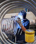 Welder using Anti Spatter Welding Nozzle Gel For MIG Nozzles And Tips Keeps Your Nozzle Clean Prevents Clogs And Erratic Operation