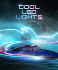 Rad High Speed RC Boat For Pool Lake And Salt Water Remote Control Toy With 32 KPH Top Speed 370S Brushed Motor Battery with LED lights