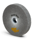 EXL PRO Deburring Wheel For Metal Finishing And Polishing, Unitized 6 In X 1 In X 1 In, gray texture, angled view